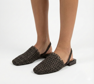 CASABLANCA SLING BACK FLAT