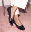 Leather & Patent Black