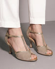 GEMMA T LACE PUMP