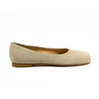 Ilary Squared Flats — Dune Leather | Michele Lopriore
