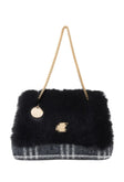ECO FUR CROSSBODY BAG