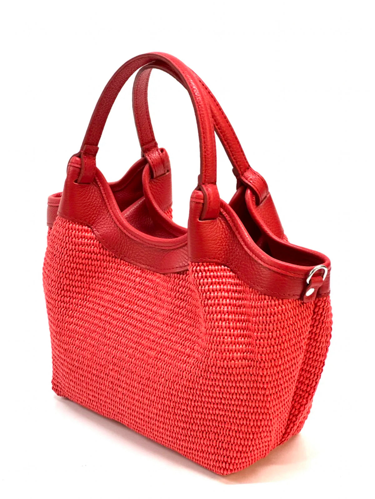 Rafia Leather Red