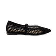 Jennifer Pointy Maryjanes — Black Suede | Michele Lopriore