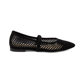 Jennifer Pointy Maryjanes — Black Suede | Michele Lopriore