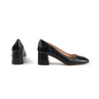 POLLY BLOCK HEEL PUMPS