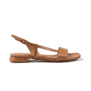 Maya Sandal — Tan Soft Leather | Michele Lopriore