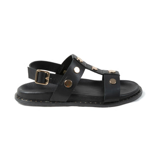 Ibiza Sandals — Black Leather | Michele Lopriore