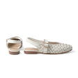 Romantica Maryjanes — Marshmallow White side view | Michele Lopriore