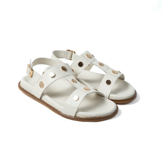 Ibiza Sandals — White Leather | Made in Italy · Michele Lopriore