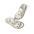 Ibiza Sandals — White Leather back view | Michele Lopriore