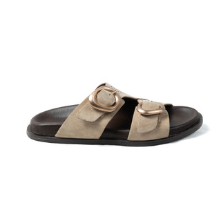 Puglia Sandals — Sand Suede | Made in Italy · Michele Lopriore
