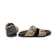 Puglia Sandals — Sand Suede side view | Michele Lopriore