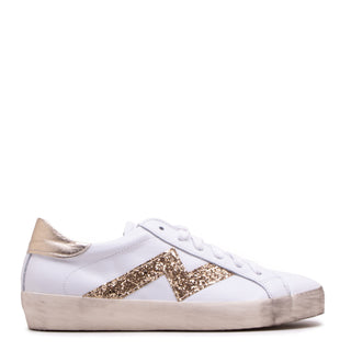 Gemma Sneaker — Platinum Glitter | Michele Lopriore