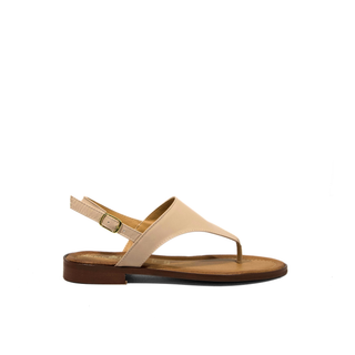 POSITANO T-Thong Sandal — Nappa Nude