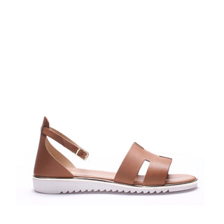 Milos Sandal — Tan Leather | Made in Italy · Michele Lopriore