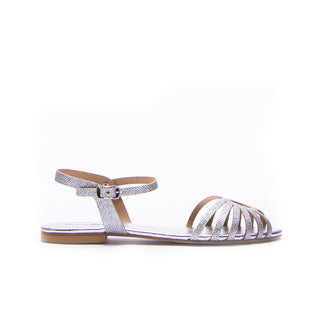 Ponza Sandal — Silver Galaxy side view | Michele Lopriore