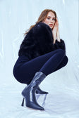 Elastic Leather Black
