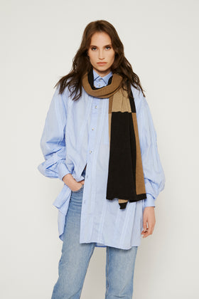 Second image for Cashmere Blend Two-tone Scarves