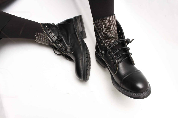 STRASS COMBAT BOOT