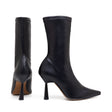 Selena Elastic Ankle Bootie — Black side view | Michele Lopriore