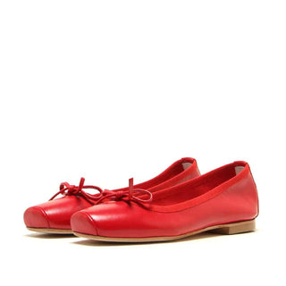 Paloma Nappa Ballet Flat — Red Nappa | Michele Lopriore