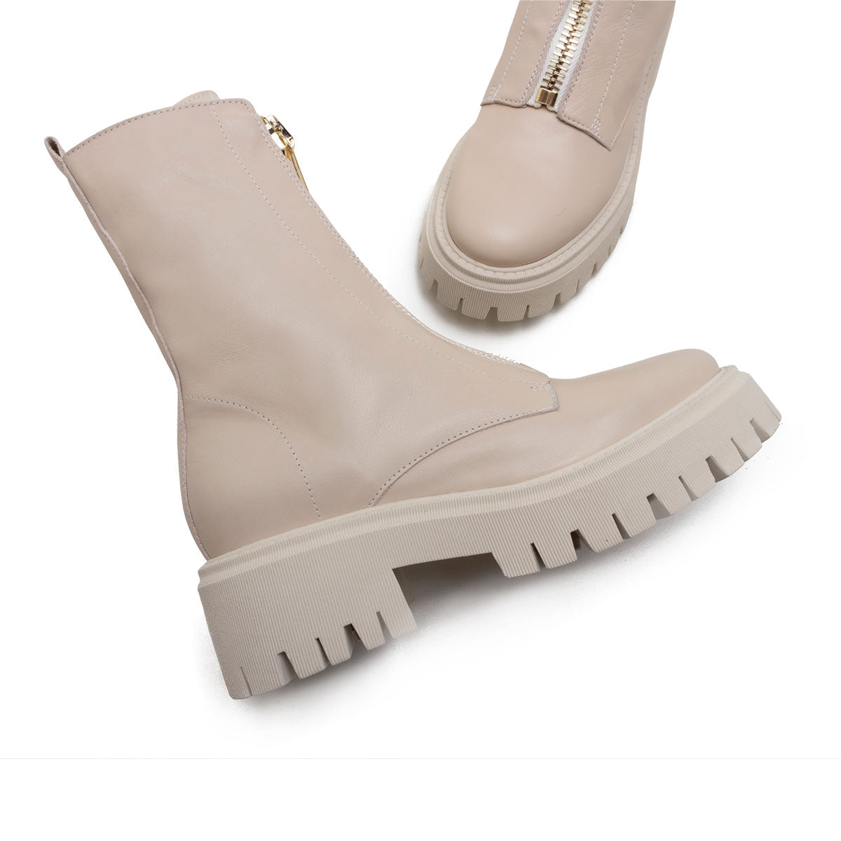 Leather Greige