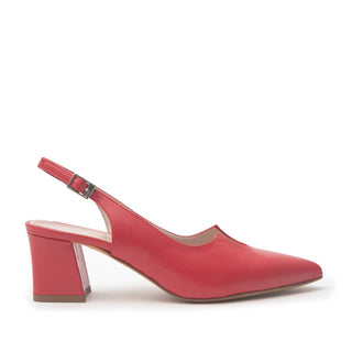 Victoria Sling-Back — Black Leather detail | Michele Lopriore