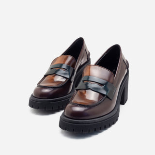 ALICE BLOCK HEEL MOCASSIN