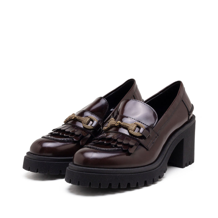 ALBA BLOCK HEEL MOCASSIN