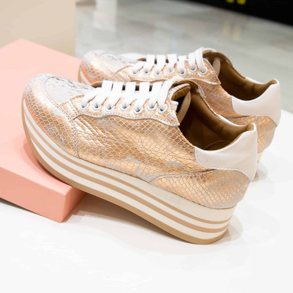 Stella Python-Print Sneaker | Michele Lopriore
