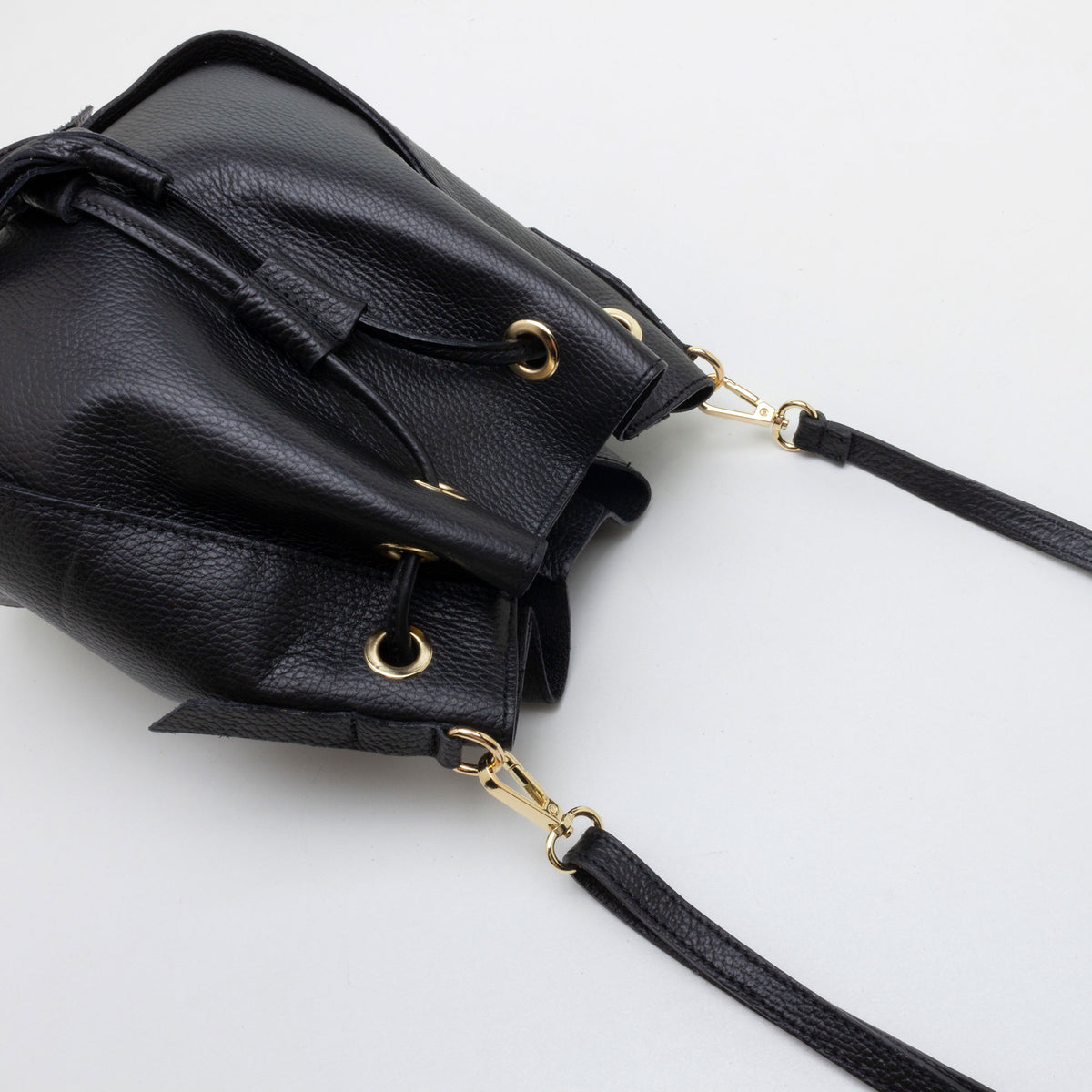 Leather Fringe Bucket Bag – Pearl by Lela Rose