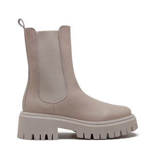 London Chelsea Boot — Greige Leather | Made in Italy · Michele Lopriore