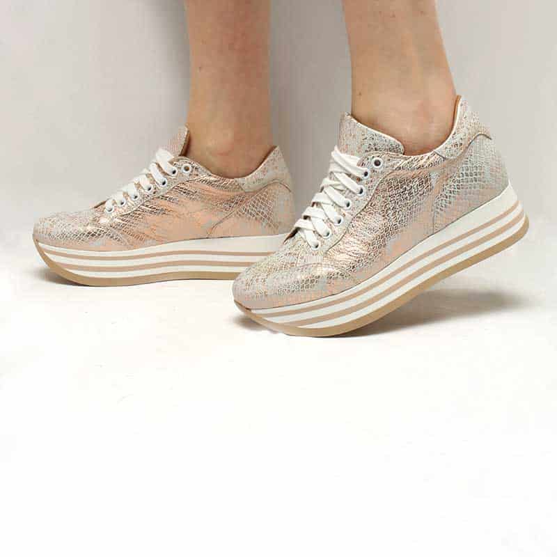 Stella Python-Print Sneaker | Michele Lopriore